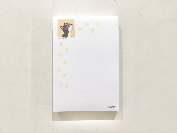 画像1: メモパッド クロネコ (1)