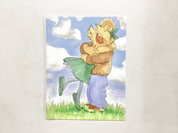 画像1: カードS  ハグ (1)